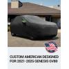 imageProadsy 2025 Upgrade Car Cover Custom Fit for 2024 2025 Kia K4 Waterproof All Weather for Automobiles Full Exterior Cover Rain Snow Sun Protector Indoor Outdoor Car CoverGenesis GV80
