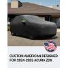imageProadsy 2025 Upgrade Car Cover Custom Fit for 2024 2025 Kia K4 Waterproof All Weather for Automobiles Full Exterior Cover Rain Snow Sun Protector Indoor Outdoor Car CoverAcura ZDX
