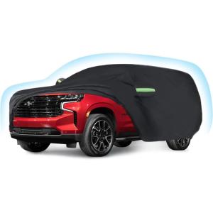imageProadsy 2025 Upgrade Car Cover Custom Fit for 2024 2025 Kia K4 Waterproof All Weather for Automobiles Full Exterior Cover Rain Snow Sun Protector Indoor Outdoor Car CoverChevrolet Tahoe