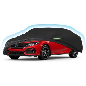imageProadsy 2025 Upgrade Car Cover Custom Fit for 2024 2025 Kia K4 Waterproof All Weather for Automobiles Full Exterior Cover Rain Snow Sun Protector Indoor Outdoor Car CoverHonda Civic