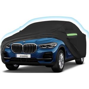 imageProadsy 2025 Upgrade Car Cover Custom Fit for 2024 2025 Kia K4 Waterproof All Weather for Automobiles Full Exterior Cover Rain Snow Sun Protector Indoor Outdoor Car CoverBMW X5