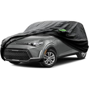 imageProadsy 2025 Upgrade Car Cover Custom Fit for 2024 2025 Kia K4 Waterproof All Weather for Automobiles Full Exterior Cover Rain Snow Sun Protector Indoor Outdoor Car CoverKia Soul