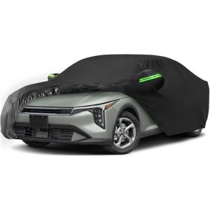 imageProadsy 2025 Upgrade Car Cover Custom Fit for 2024 2025 Kia K4 Waterproof All Weather for Automobiles Full Exterior Cover Rain Snow Sun Protector Indoor Outdoor Car CoverKia K4