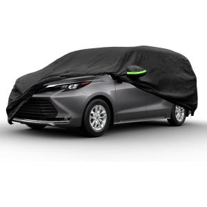 imageProadsy 2025 Upgrade Car Cover Custom Fit for 2024 2025 Kia K4 Waterproof All Weather for Automobiles Full Exterior Cover Rain Snow Sun Protector Indoor Outdoor Car CoverToyota Sienna