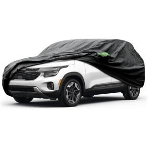 imageProadsy 2025 Upgrade Car Cover Custom Fit for 2024 2025 Kia K4 Waterproof All Weather for Automobiles Full Exterior Cover Rain Snow Sun Protector Indoor Outdoor Car CoverKia Seltos