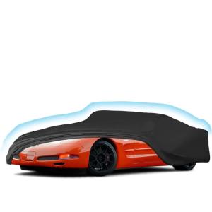 imageProadsy 2025 Upgrade Car Cover Custom Fit for 2024 2025 Kia K4 Waterproof All Weather for Automobiles Full Exterior Cover Rain Snow Sun Protector Indoor Outdoor Car CoverCorvette C5