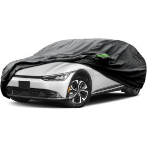 imageProadsy 2025 Upgrade Car Cover Custom Fit for 2024 2025 Kia K4 Waterproof All Weather for Automobiles Full Exterior Cover Rain Snow Sun Protector Indoor Outdoor Car CoverKia EV6