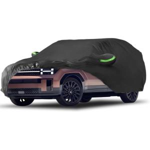 imageProadsy 2025 Upgrade Car Cover Custom Fit for 2024 2025 Kia K4 Waterproof All Weather for Automobiles Full Exterior Cover Rain Snow Sun Protector Indoor Outdoor Car CoverHyundai Santa Fe