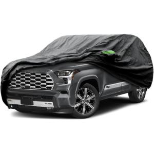imageProadsy 2025 Upgrade Car Cover Custom Fit for 2024 2025 Kia K4 Waterproof All Weather for Automobiles Full Exterior Cover Rain Snow Sun Protector Indoor Outdoor Car CoverToyota Sequoia