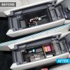 imageProadsy Center Console Organizer Tray Compatible with Nissan Rogue 2021 2022 Nissan Rogue Accessories Insert Armrest Box Secondary Storage ABS with AntiSlip Mat  Design in USA