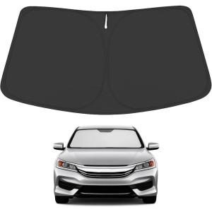 imageProadsy 2025 Upgrade Windshield Sun Shade Custom Fit Honda Accord 20142017 4Layer Foldable Front Sunshade Protector Sun Visor Blocks UV Rays Keep Car Cooler