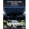 imageProadsy Windshield Sun Shade Umbrella for Hyundai Tucson 20222025 2026 Foldable Car Umbrella Sunshade with Soft TPU Handle Spring Structure Crystal Cooling Material Protect Car from Rays ampamp HeatKia Soul 20202025