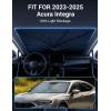 imageProadsy Windshield Sun Shade Umbrella for Hyundai Tucson 20222025 2026 Foldable Car Umbrella Sunshade with Soft TPU Handle Spring Structure Crystal Cooling Material Protect Car from Rays ampamp HeatAcura Integra 20232025