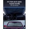 imageProadsy Windshield Sun Shade Umbrella for Hyundai Tucson 20222025 2026 Foldable Car Umbrella Sunshade with Soft TPU Handle Spring Structure Crystal Cooling Material Protect Car from Rays ampamp HeatToyota Corolla 20192025