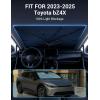 imageProadsy Windshield Sun Shade Umbrella for Hyundai Tucson 20222025 2026 Foldable Car Umbrella Sunshade with Soft TPU Handle Spring Structure Crystal Cooling Material Protect Car from Rays ampamp HeatToyota bZ4X 20232025