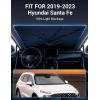 imageProadsy Windshield Sun Shade Umbrella for Hyundai Tucson 20222025 2026 Foldable Car Umbrella Sunshade with Soft TPU Handle Spring Structure Crystal Cooling Material Protect Car from Rays ampamp HeatHyundai Santa Fe 20192023