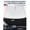 imageProadsy Windshield Sun Shade Umbrella for Hyundai Tucson 20222025 2026 Foldable Car Umbrella Sunshade with Soft TPU Handle Spring Structure Crystal Cooling Material Protect Car from Rays ampamp HeatToyota Corolla 20192024 2025