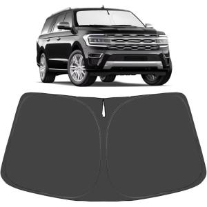 imageProadsy Windshield Sun Shade Umbrella for Hyundai Tucson 20222025 2026 Foldable Car Umbrella Sunshade with Soft TPU Handle Spring Structure Crystal Cooling Material Protect Car from Rays ampamp HeatFord Expedition 20182024 2025