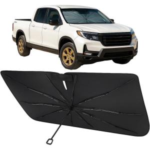 imageProadsy Windshield Sun Shade Umbrella for Hyundai Tucson 20222025 2026 Foldable Car Umbrella Sunshade with Soft TPU Handle Spring Structure Crystal Cooling Material Protect Car from Rays ampamp HeatHonda Ridgeline 20172025
