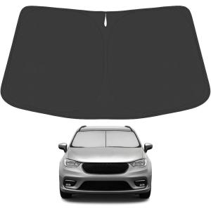 imageProadsy Windshield Sun Shade Umbrella for Hyundai Tucson 20222025 2026 Foldable Car Umbrella Sunshade with Soft TPU Handle Spring Structure Crystal Cooling Material Protect Car from Rays ampamp HeatChrysler Pacifica 20172024 2025