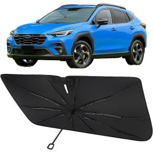 imageProadsy Windshield Sun Shade Umbrella for Hyundai Tucson 20222025 2026 Foldable Car Umbrella Sunshade with Soft TPU Handle Spring Structure Crystal Cooling Material Protect Car from Rays ampamp HeatSubaru Crosstrek 20182025
