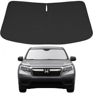 imageProadsy Windshield Sun Shade Umbrella for Hyundai Tucson 20222025 2026 Foldable Car Umbrella Sunshade with Soft TPU Handle Spring Structure Crystal Cooling Material Protect Car from Rays ampamp HeatHonda Ridgeline 20172024 2025