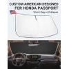 imageProadsy Windshield Sun Shade for Nissan Pathfinder 2026 2025 2024 2023 2022 Foldable Front Sunshade Protector Sun Visor Blocks UV Rays Keep Car CoolerHonda Passport 20192025 2026