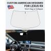 imageProadsy Windshield Sun Shade for Nissan Pathfinder 2026 2025 2024 2023 2022 Foldable Front Sunshade Protector Sun Visor Blocks UV Rays Keep Car CoolerLexus RX 20162025