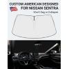 imageProadsy Windshield Sun Shade for Nissan Pathfinder 2026 2025 2024 2023 2022 Foldable Front Sunshade Protector Sun Visor Blocks UV Rays Keep Car CoolerNissan Sentra 20202025