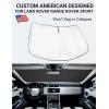 imageProadsy Windshield Sun Shade for Nissan Pathfinder 2026 2025 2024 2023 2022 Foldable Front Sunshade Protector Sun Visor Blocks UV Rays Keep Car CoolerLand Rover Range Rover Sport 20142022