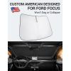 imageProadsy Windshield Sun Shade for Nissan Pathfinder 2026 2025 2024 2023 2022 Foldable Front Sunshade Protector Sun Visor Blocks UV Rays Keep Car CoolerFord Focus 20122018