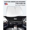 imageProadsy Windshield Sun Shade for Nissan Pathfinder 2026 2025 2024 2023 2022 Foldable Front Sunshade Protector Sun Visor Blocks UV Rays Keep Car CoolerAudi A6 20192026