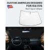 imageProadsy Windshield Sun Shade for Nissan Pathfinder 2026 2025 2024 2023 2022 Foldable Front Sunshade Protector Sun Visor Blocks UV Rays Keep Car CoolerKia EV6 20232026