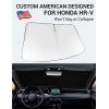 imageProadsy Windshield Sun Shade for Nissan Pathfinder 2026 2025 2024 2023 2022 Foldable Front Sunshade Protector Sun Visor Blocks UV Rays Keep Car CoolerHonda HRV 20222026