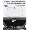 imageProadsy Windshield Sun Shade for Nissan Pathfinder 2026 2025 2024 2023 2022 Foldable Front Sunshade Protector Sun Visor Blocks UV Rays Keep Car CoolerSubaru Forester 20152018