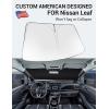 imageProadsy Windshield Sun Shade for Nissan Pathfinder 2026 2025 2024 2023 2022 Foldable Front Sunshade Protector Sun Visor Blocks UV Rays Keep Car CoolerNissan Leaf 20182026