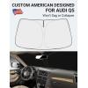imageProadsy Windshield Sun Shade for Nissan Pathfinder 2026 2025 2024 2023 2022 Foldable Front Sunshade Protector Sun Visor Blocks UV Rays Keep Car CoolerAudi Q5 SQ5 20102017