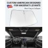 imageProadsy Windshield Sun Shade for Nissan Pathfinder 2026 2025 2024 2023 2022 Foldable Front Sunshade Protector Sun Visor Blocks UV Rays Keep Car CoolerMaserati Levante 20172026