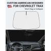 imageProadsy Windshield Sun Shade for Nissan Pathfinder 2026 2025 2024 2023 2022 Foldable Front Sunshade Protector Sun Visor Blocks UV Rays Keep Car CoolerChevrolet Trax 20132023