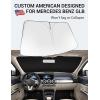 imageProadsy Windshield Sun Shade for Nissan Pathfinder 2026 2025 2024 2023 2022 Foldable Front Sunshade Protector Sun Visor Blocks UV Rays Keep Car CoolerMercedes Benz GLB 20202026