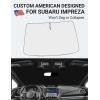 imageProadsy Windshield Sun Shade for Nissan Pathfinder 2026 2025 2024 2023 2022 Foldable Front Sunshade Protector Sun Visor Blocks UV Rays Keep Car CoolerSubaru Impreza 20152025