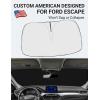 imageProadsy Windshield Sun Shade for Nissan Pathfinder 2026 2025 2024 2023 2022 Foldable Front Sunshade Protector Sun Visor Blocks UV Rays Keep Car CoolerFord Escape 20202025 2026