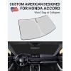 imageProadsy Windshield Sun Shade for Nissan Pathfinder 2026 2025 2024 2023 2022 Foldable Front Sunshade Protector Sun Visor Blocks UV Rays Keep Car CoolerHonda Accord 20232026