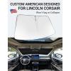 imageProadsy Windshield Sun Shade for Nissan Pathfinder 2026 2025 2024 2023 2022 Foldable Front Sunshade Protector Sun Visor Blocks UV Rays Keep Car CoolerLincoln Corsair 20202026