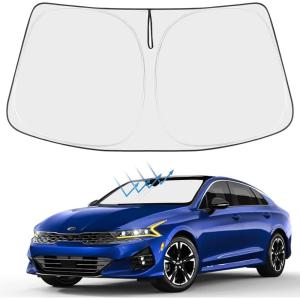 imageProadsy Windshield Sun Shade for Nissan Pathfinder 2026 2025 2024 2023 2022 Foldable Front Sunshade Protector Sun Visor Blocks UV Rays Keep Car CoolerKia K5 20212026