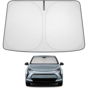 imageProadsy Windshield Sun Shade for Nissan Pathfinder 2026 2025 2024 2023 2022 Foldable Front Sunshade Protector Sun Visor Blocks UV Rays Keep Car CoolerChevy Bolt 20172026