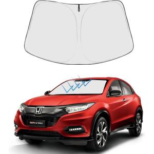 imageProadsy Windshield Sun Shade for Nissan Pathfinder 2026 2025 2024 2023 2022 Foldable Front Sunshade Protector Sun Visor Blocks UV Rays Keep Car CoolerHonda HRV 20152022
