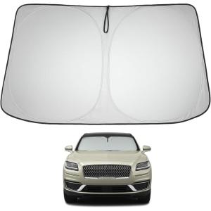 imageProadsy Windshield Sun Shade for Nissan Pathfinder 2026 2025 2024 2023 2022 Foldable Front Sunshade Protector Sun Visor Blocks UV Rays Keep Car CoolerLincoln Nautilus 20192023