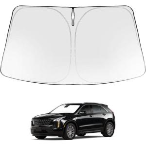 imageProadsy Windshield Sun Shade for Nissan Pathfinder 2026 2025 2024 2023 2022 Foldable Front Sunshade Protector Sun Visor Blocks UV Rays Keep Car CoolerCadillac XT4 20192026