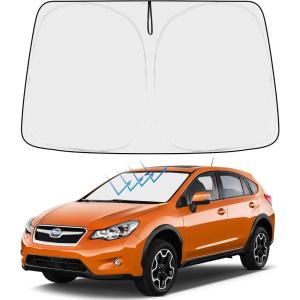 imageProadsy Windshield Sun Shade for Nissan Pathfinder 2026 2025 2024 2023 2022 Foldable Front Sunshade Protector Sun Visor Blocks UV Rays Keep Car CoolerSubaru Crosstrek 20122017
